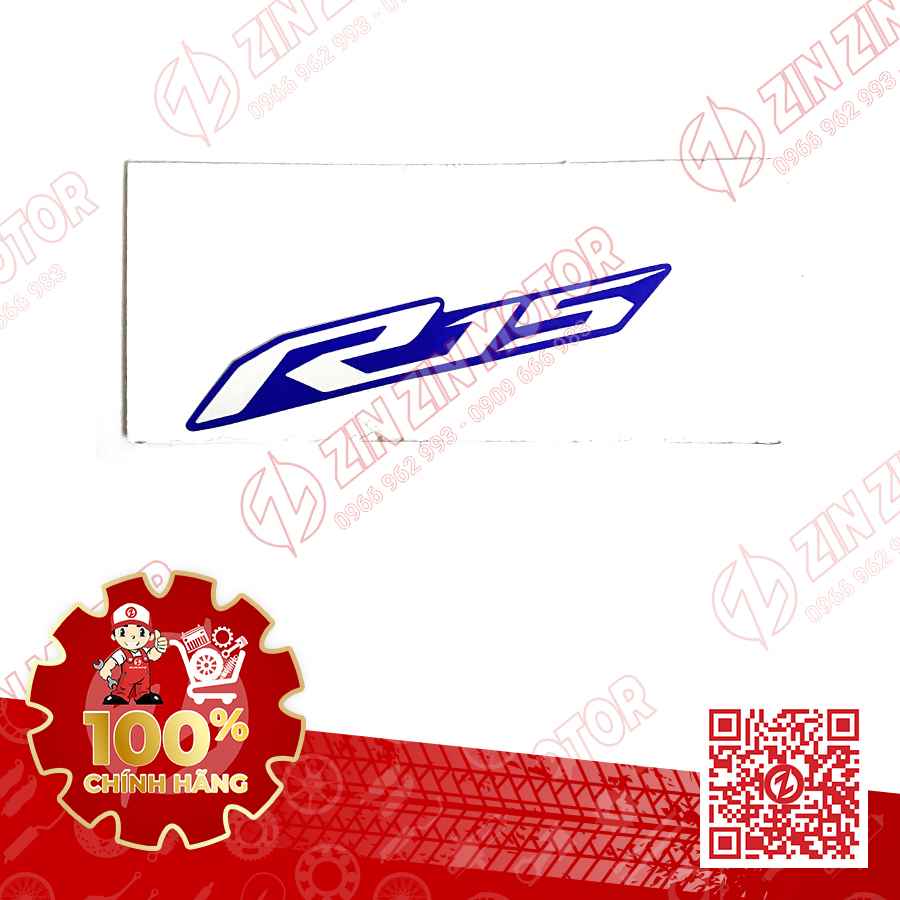 Tem Chữ R15 Yếm Trước R15V3 Xanh GP