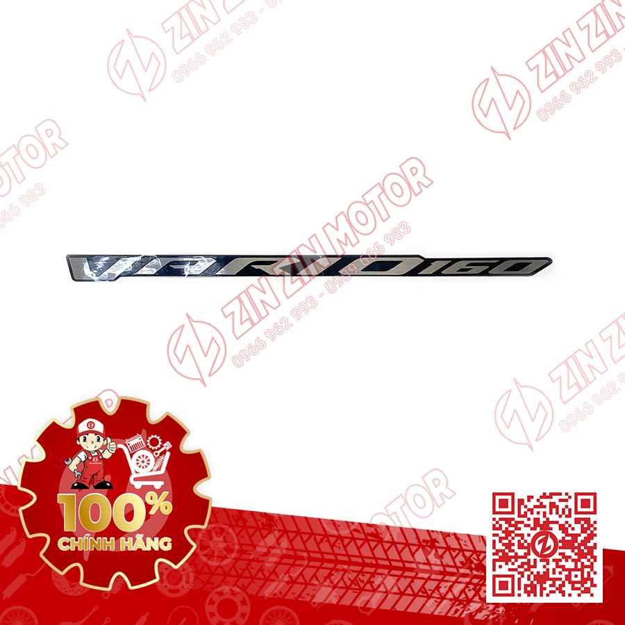 Tem Chữ Vario 160 K2S Bạc