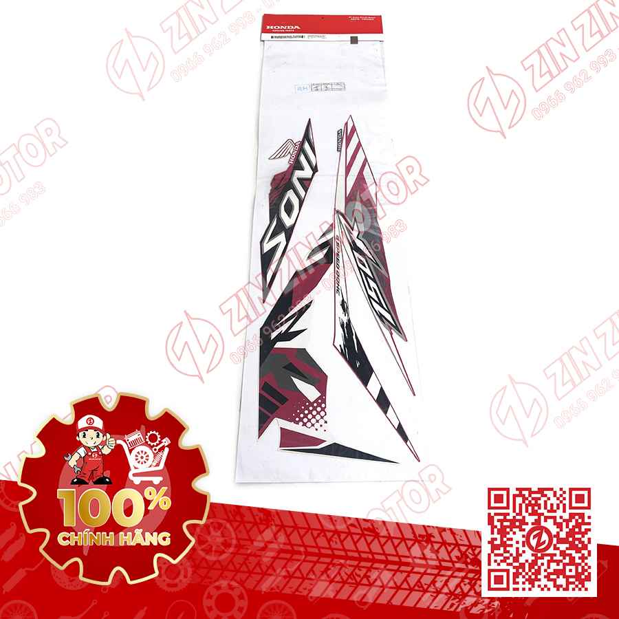 Tem Sonic 150R K56 Phải Hồng