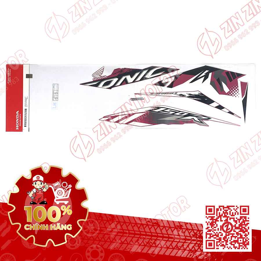 Tem Sonic 150R K56 Trái Hồng