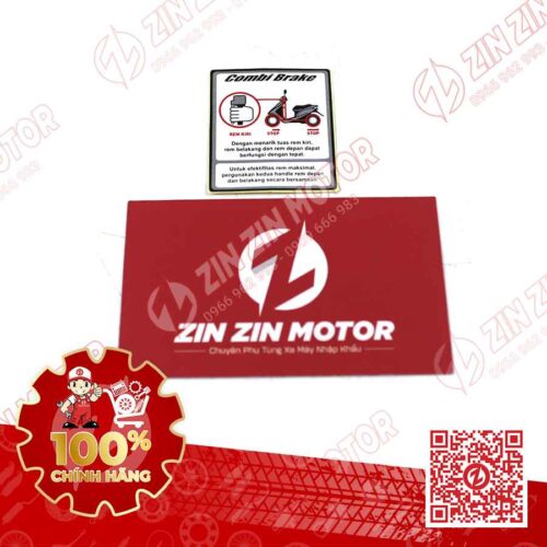 Tem Thông Số Combi Brake Vuông Vario 150 K59, Vario 125 K60