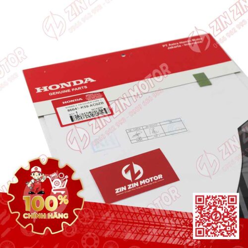 Alternative view of Tem Yếm Phải Vario 150 K59J Đen Đỏ