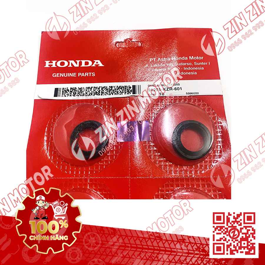 Phốt Cao Su Bánh Trước Vario 150 (K59J, K59); Vario 125 (K60R; K60); ADV 150; Scoopy K2F, BeAT, Genio