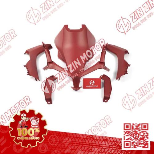 Bộ Nhựa Nhám Đỏ Vario 150 K59J, Vario 125 K60R; Click 150i 2018, Click 125i 2018