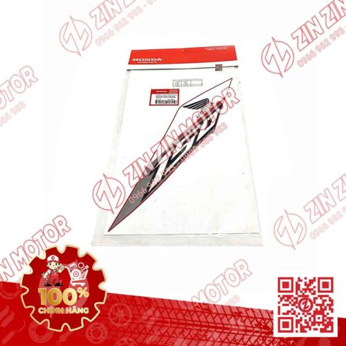 Alternative view of Tem Lườn Trước Phải Sonic 150R K56 Đỏ Trắng Đen