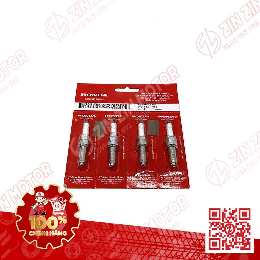 Bugi NGK Vario 160 K2S , Click 160 2022 , ADV 160 , PCX 160 , SH150 , SH125 , AB 160, SH 125/160 2023 2024-2026 31917-K0R-V01 , 31917K0RV01