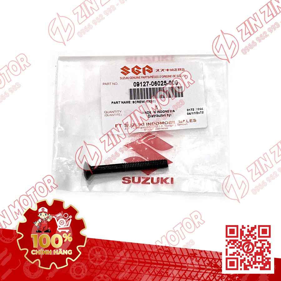 Ốc , Vít Bắt Gù Tay Lái 6x50 GSX R150 , GSX S150 09127-06