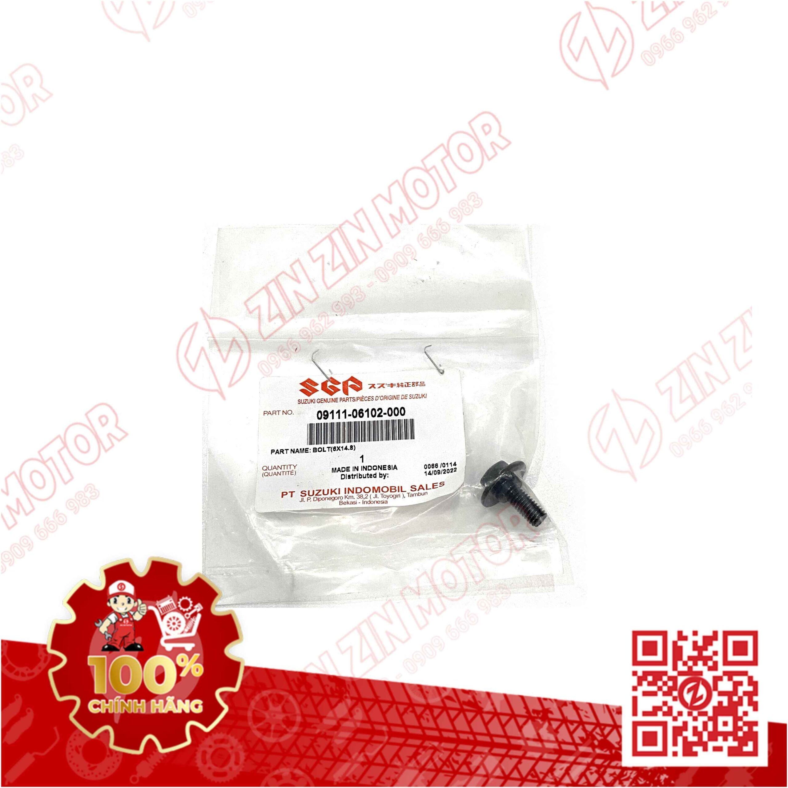 Bu Lông Ốc Bắt Bợ Đèn Pha Satria Fi, Raider Fi 6x14.8