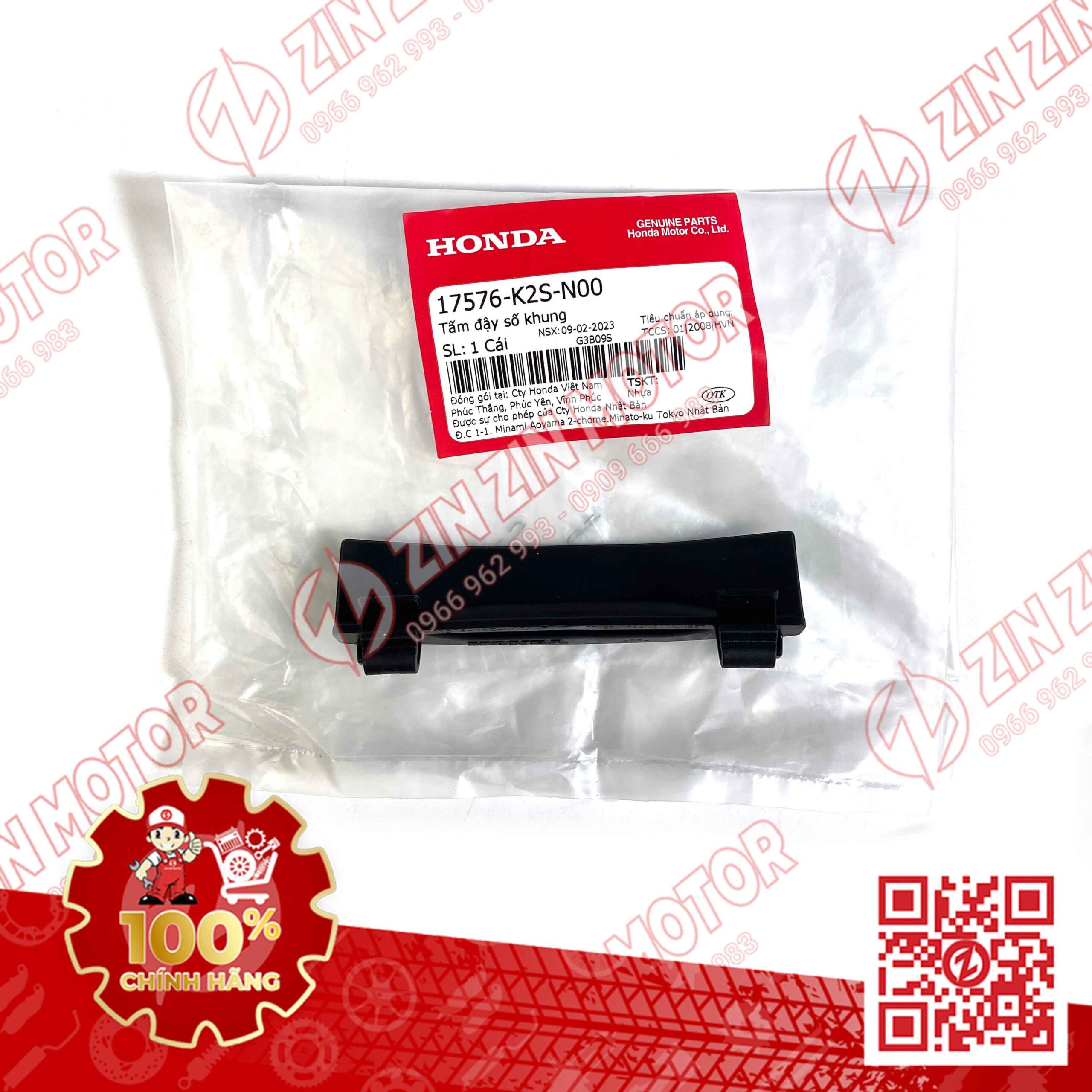 Nhựa Nhám Che Số Sườn Vario 160, Click 160