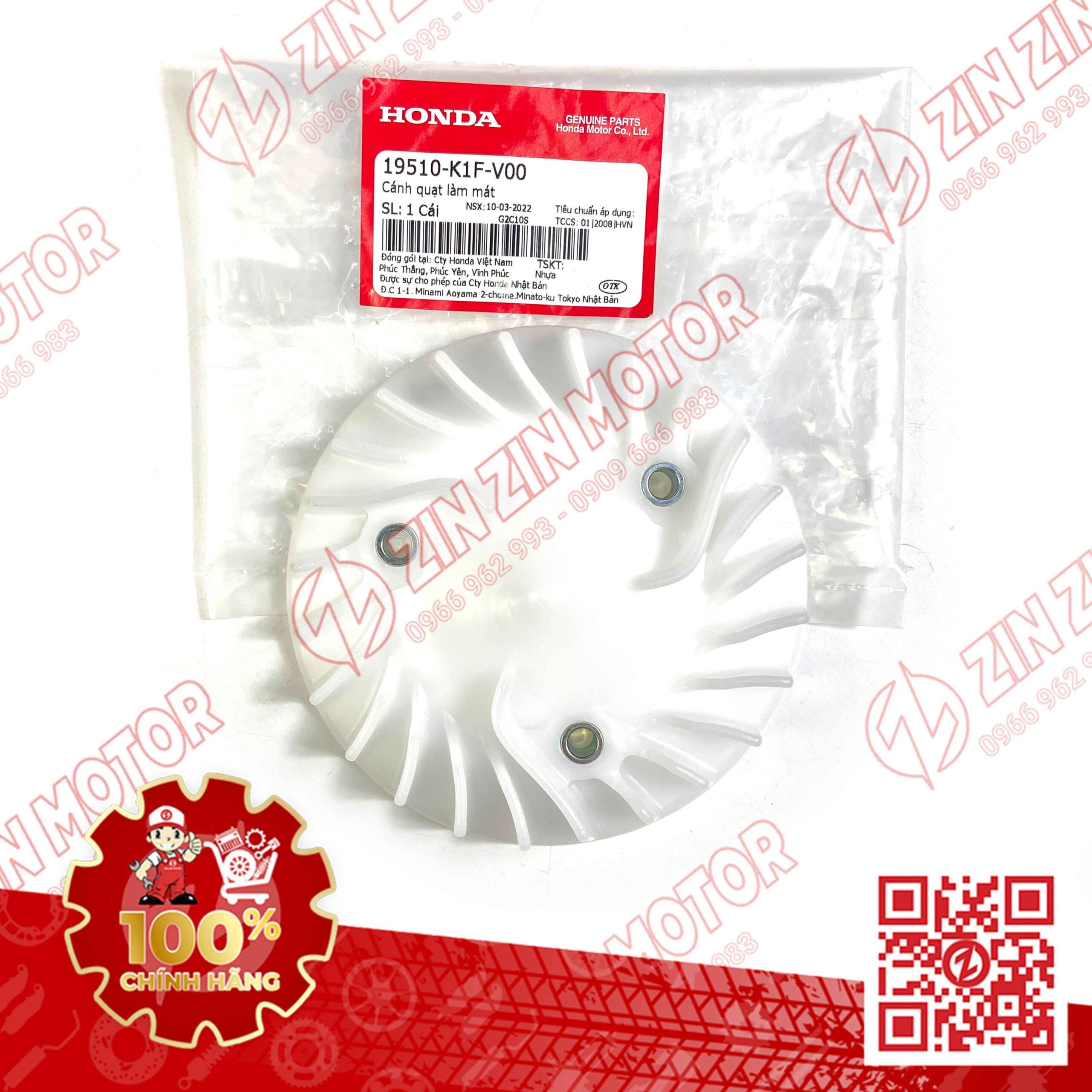 Quạt Két Nước Vario 160, AB 125/150/160, ADV 160, PCX 160, Click 160, SH 125/160 2026