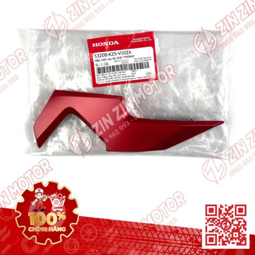 Ốp Nắp Trên Tay Lái, Tai Thỏ Vario 160, Click 160 Phải Đỏ Nhám R406M