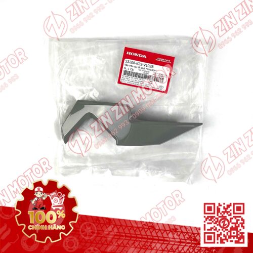 Ốp Nắp Trên Tay Lái, Tai Thỏ Vario 160, Click 160 Phải Xám NHC60P