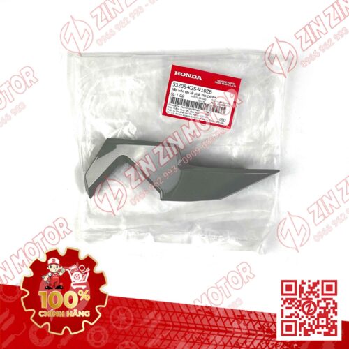 Ốp Nắp Trên Tay Lái, Tai Thỏ Vario 160, Click 160 Phải Xám NHC60P