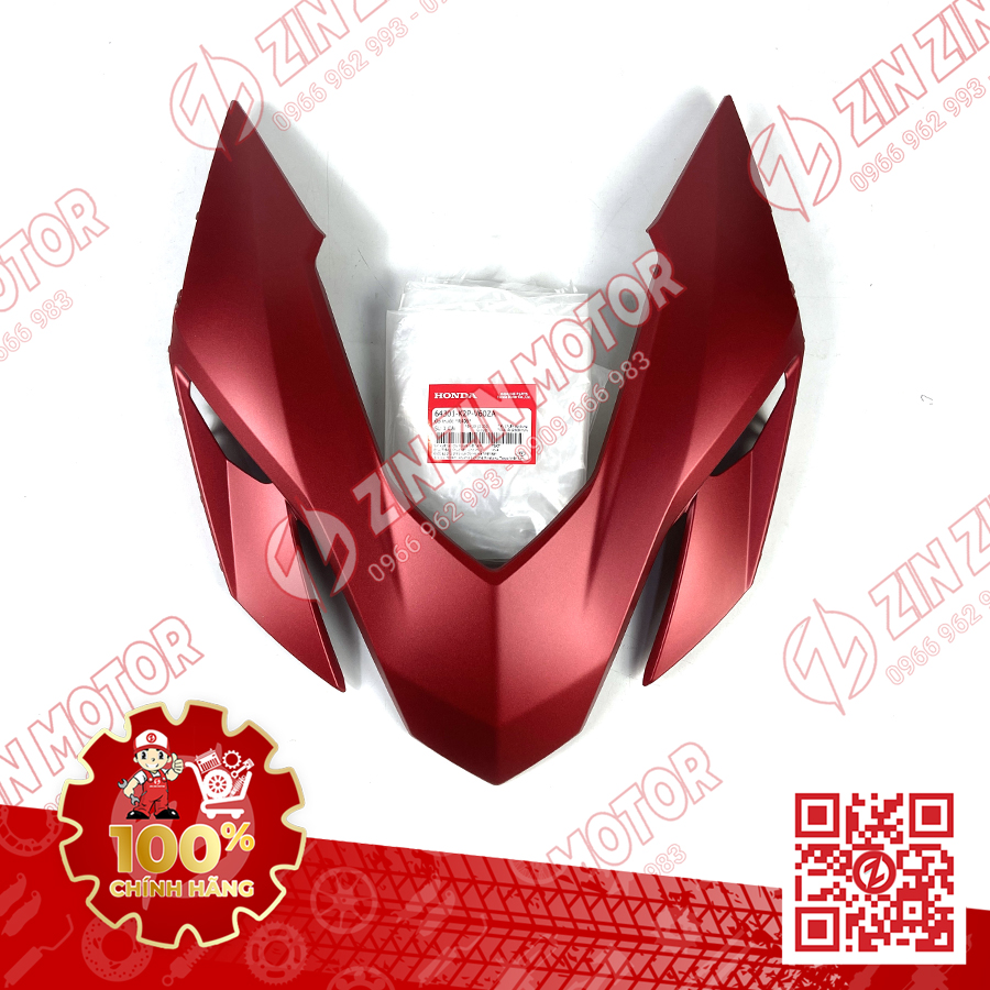 Ốp Mặt Nạ Trước Winner X V3 2022+, Winner X V4 2024 Đỏ Nhám R406M