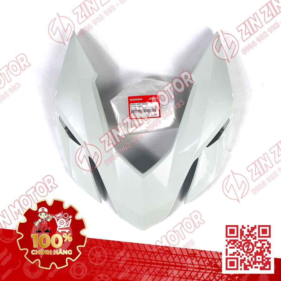 Ốp Mặt Nạ Trước Winner X V3 2022+, Winner X V4 2024 Trắng NHB25M