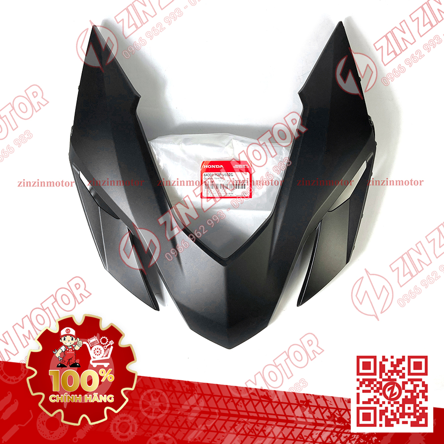 Ốp Mặt Nạ Trước Winner X V3 2022+, Winner X V4 2024 Đen Nhám NHA76M