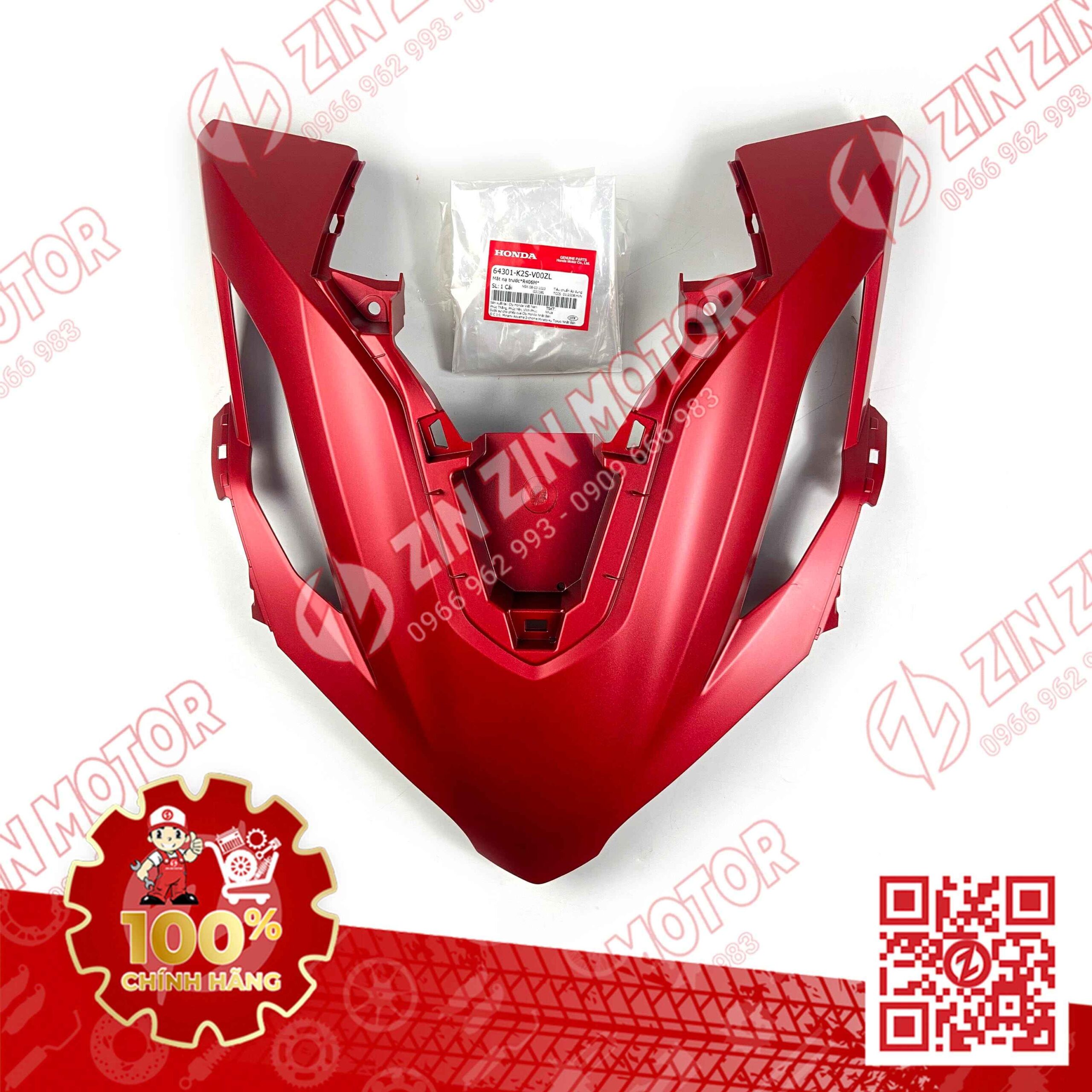 Mặt Nạ Lớn Vario 160, Click 160 Đỏ Nhám R406M