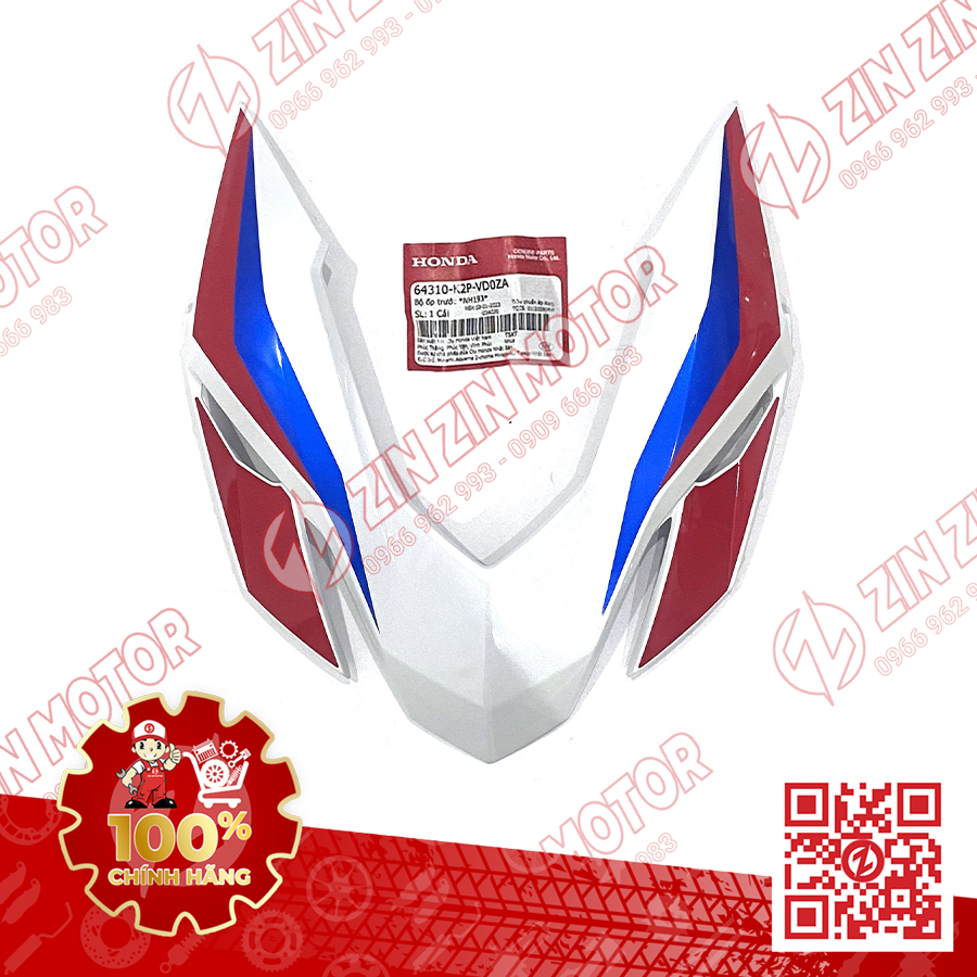 Ốp Mặt Nạ Trước Winner X V3 2022+ Trắng Có Sẵn Tem NH193P