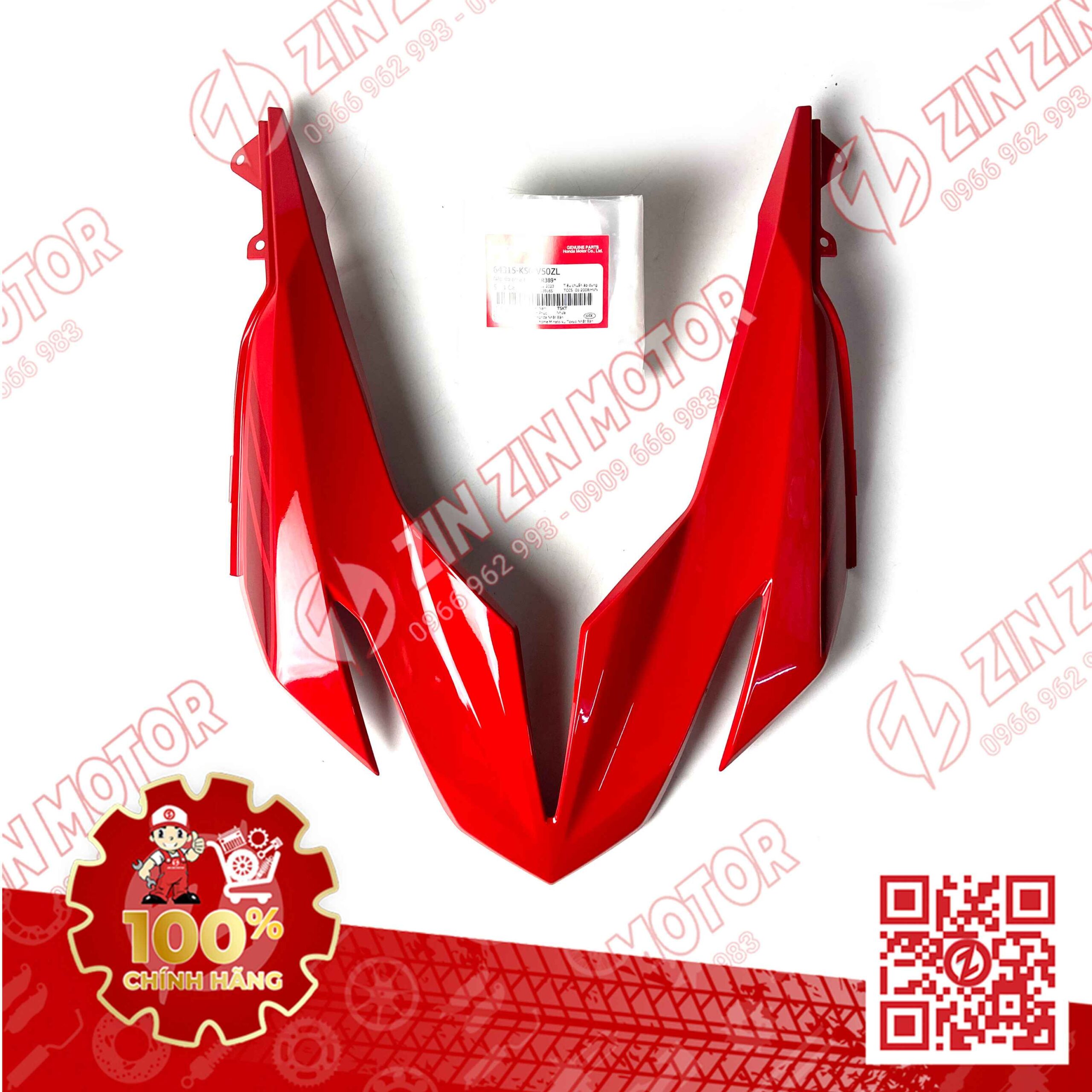Ốp Mặt Nạ Trước Winner X V2 2019+ Đỏ Có Sẵn Tem Type1