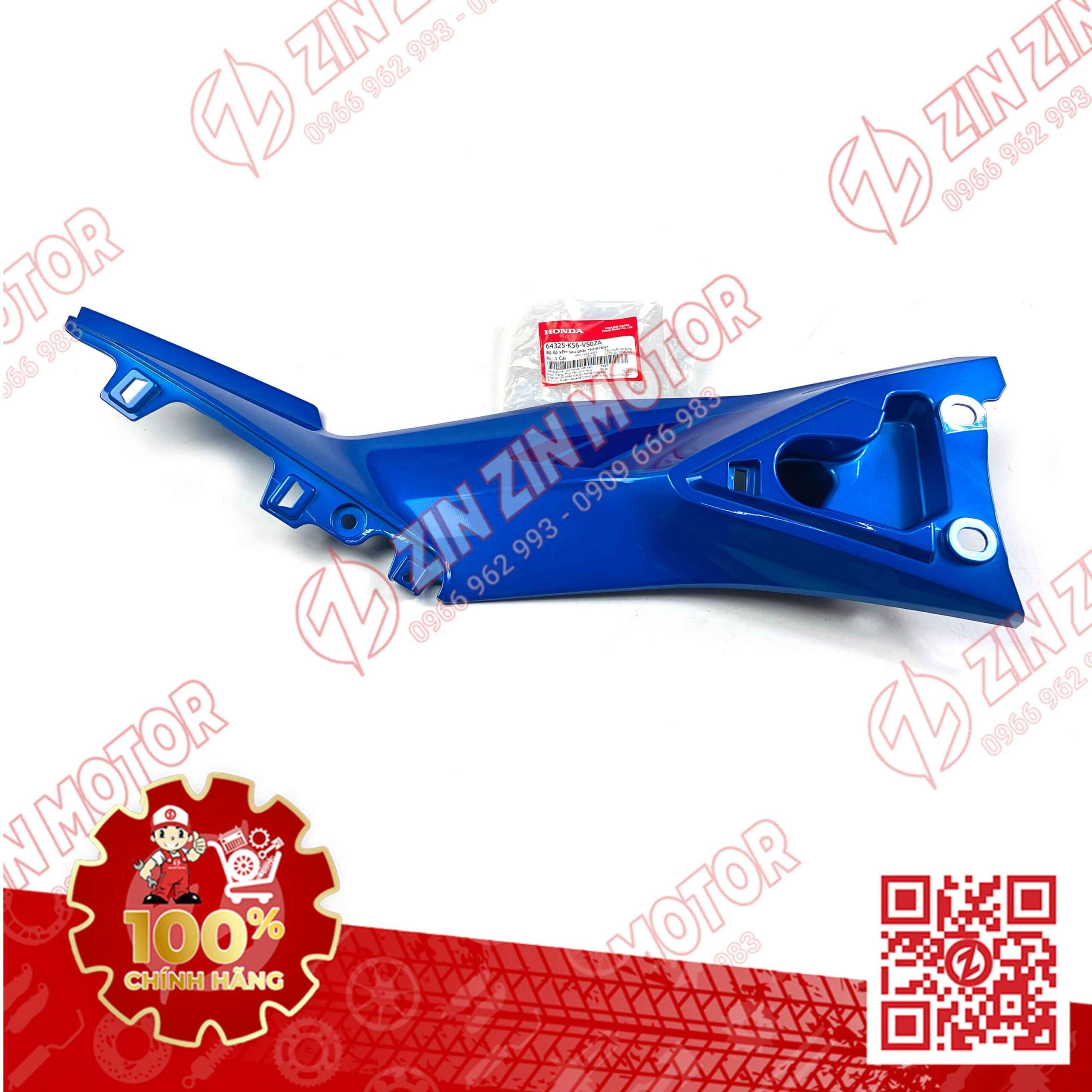 Ốp Ống Yếm, Lườn Giữa Winner X V2 2019+ Phải Xanh Dương Có Sẵn Tem Type5