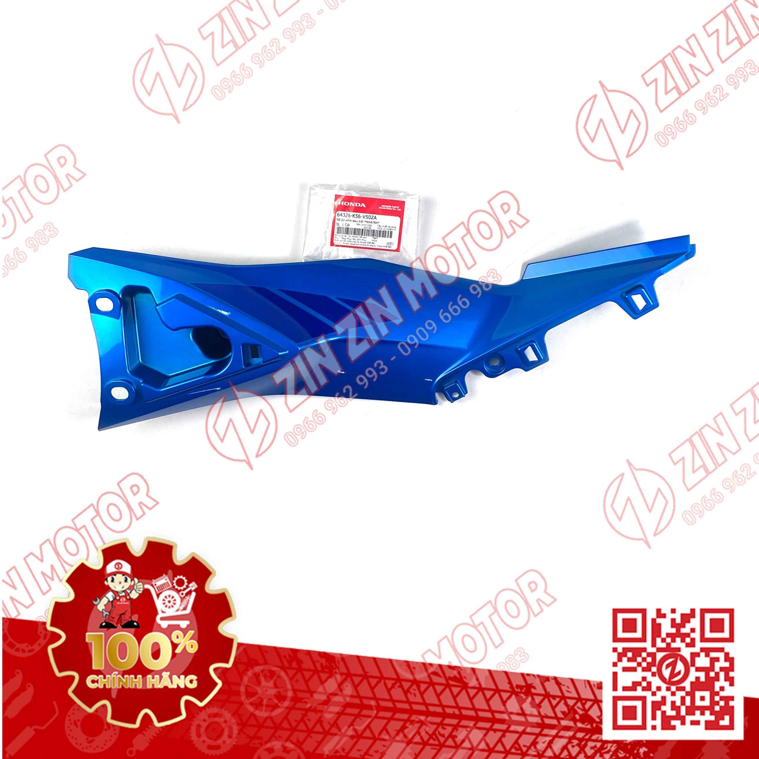 Ốp Ống Yếm, Lườn Giữa Winner X V2 2019+ Trái Xanh Dương Có Sẵn Tem Type5