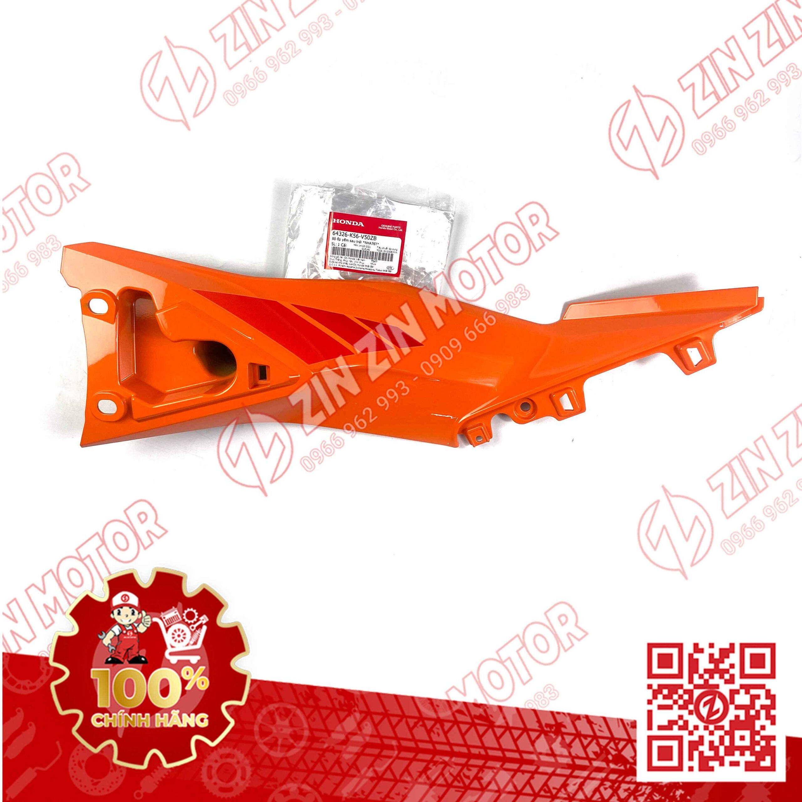 Ốp Ống Yếm, Lườn Giữa Winner X V2 2019+ Trái Cam Có Sẵn Tem Type4
