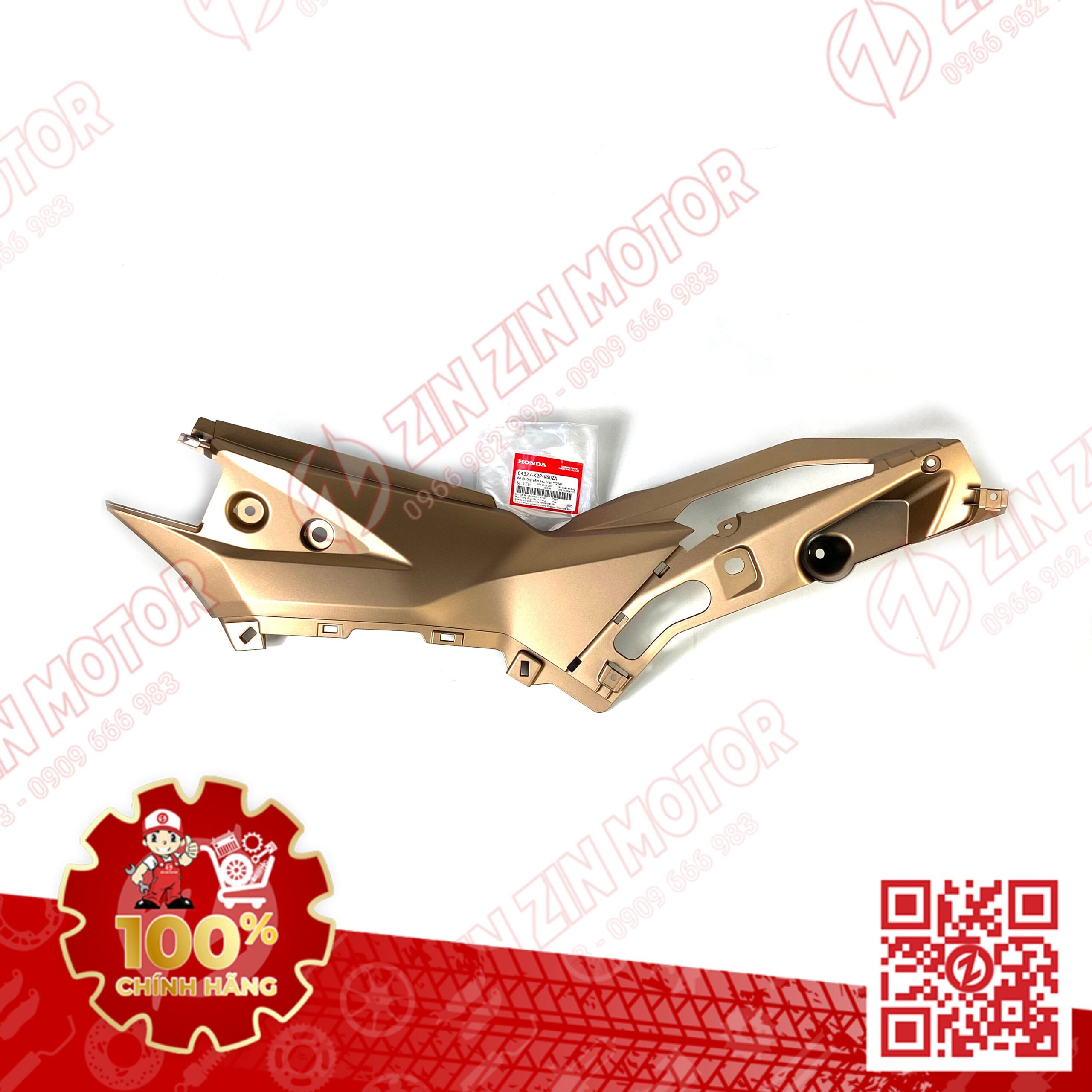 Ốp Ống Yếm, Lườn Giữa Winner X V3 2022+ Phải Vàng Y224M