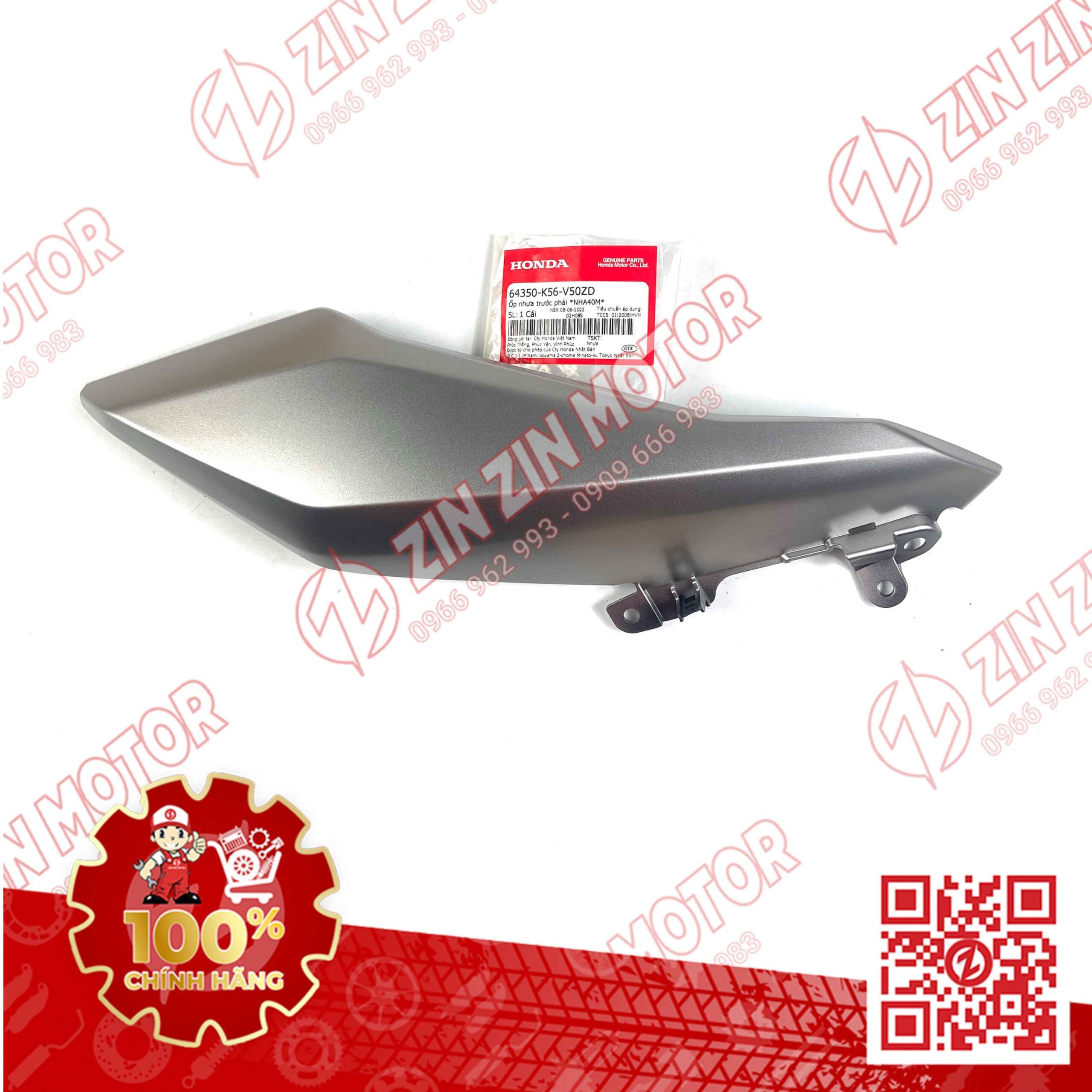 Ốp Đèn Pha Winner X V2 2019+ Phải Bạc NHA40M