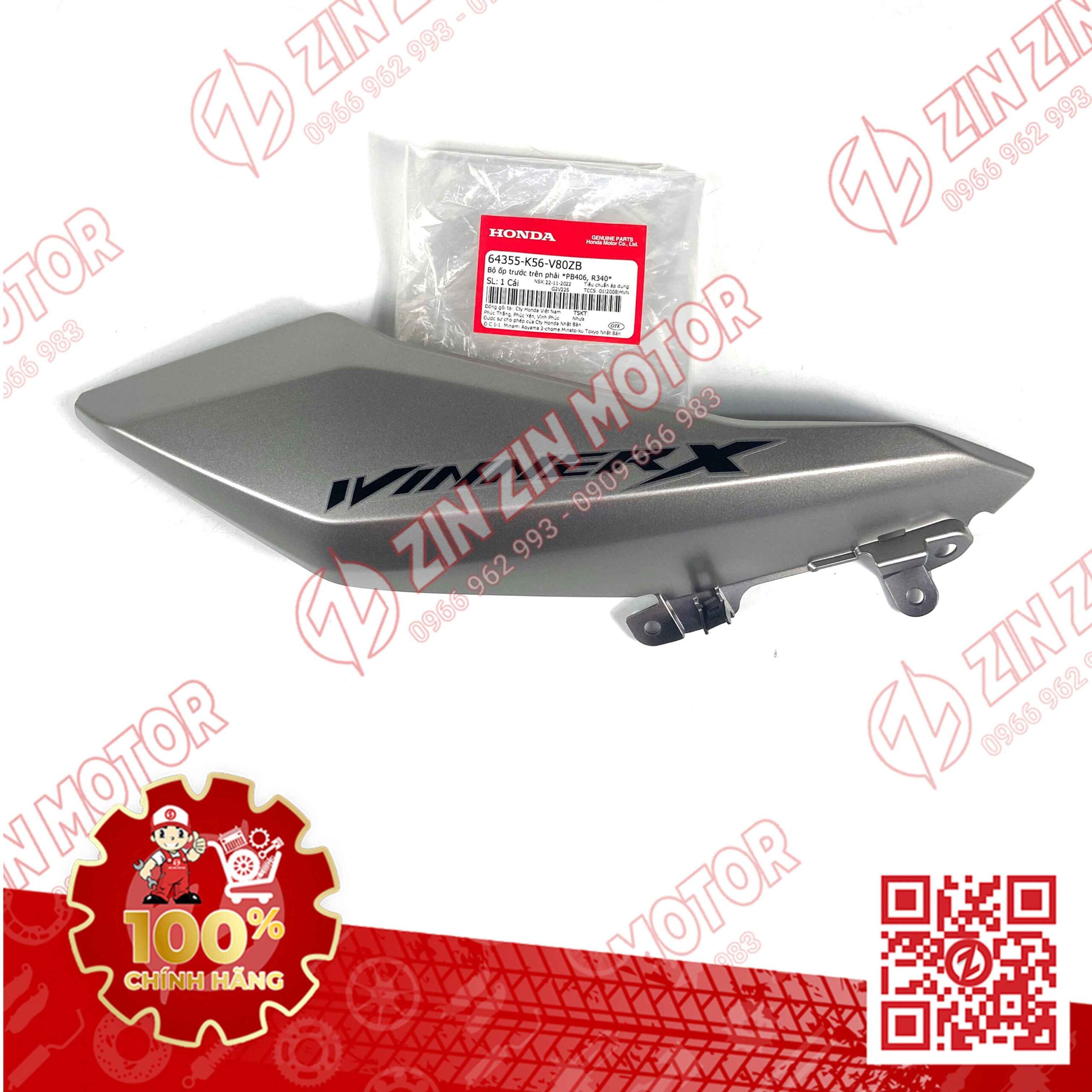 Ốp Đèn Pha Winner X V2 2019+ Phải Bạc Có Sẵn Tem Type1