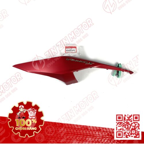 Ốp Hông Sườn, Bụng Sau Winner X V3 2022+, Winner X V4 2024 Trái Đỏ Nhám Bạc Có Sẵn Tem Type2