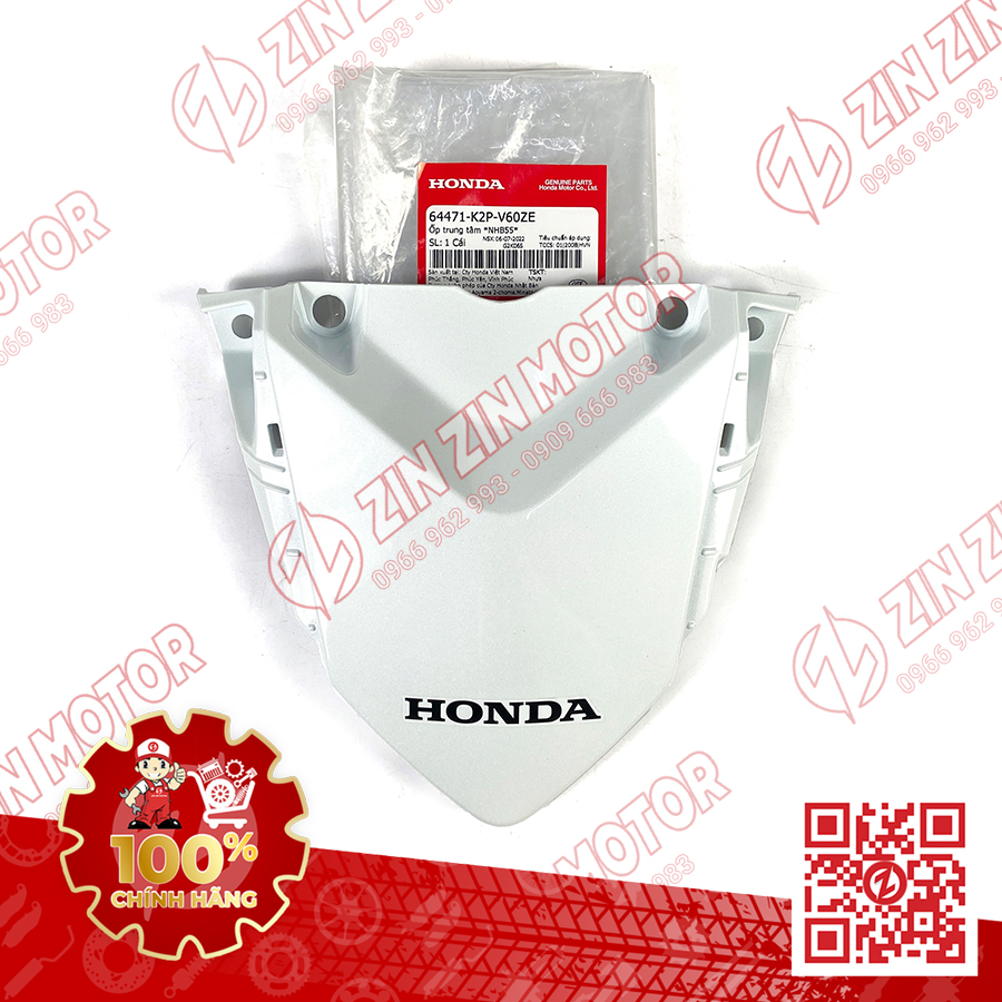 Mu Rùa Ốp Đuôi Sau Winner X V3 2022+ Trắng Có Sẵn Tem Type3