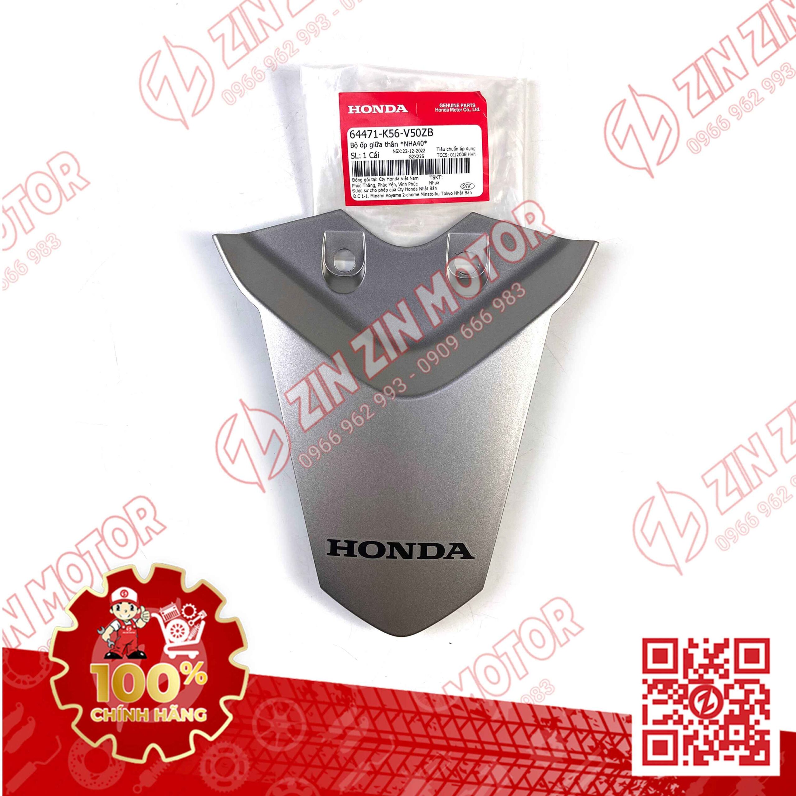 Mu Rùa Ốp Đuôi Sau Winner X V2 2019+ Bạc Có Sẵn Tem Type3