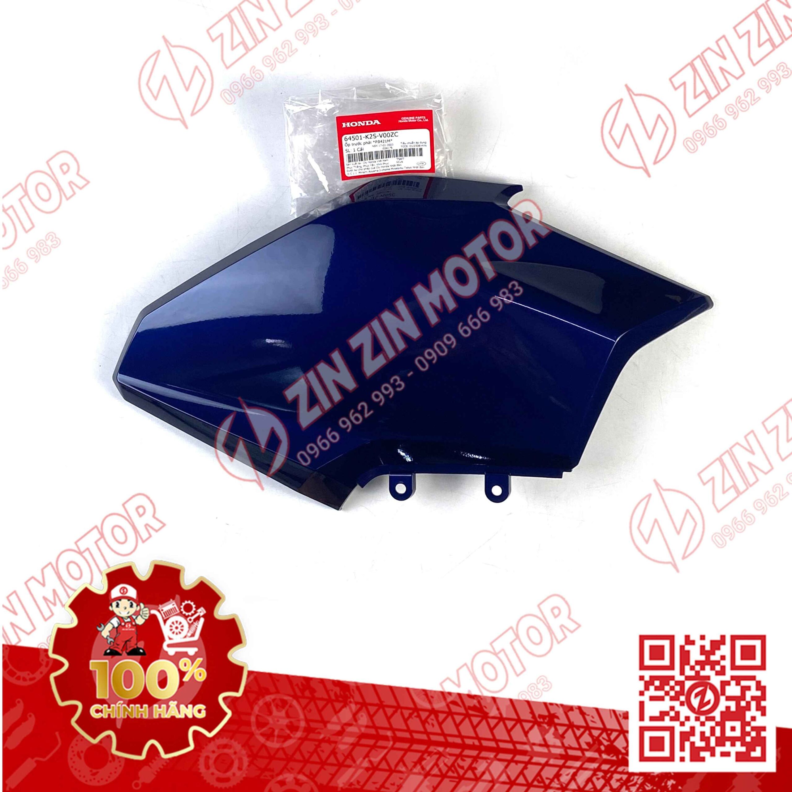 Cánh Yếm Vario 160, Click 160 Phải Xanh Dương PB421M
