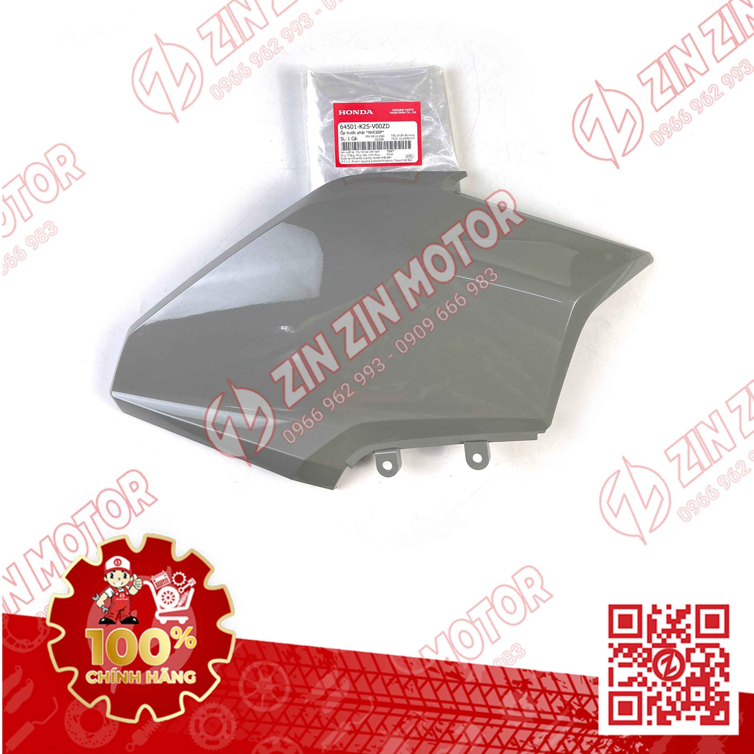 Cánh Yếm Vario 160, Click 160 Phải Xám NHC60P