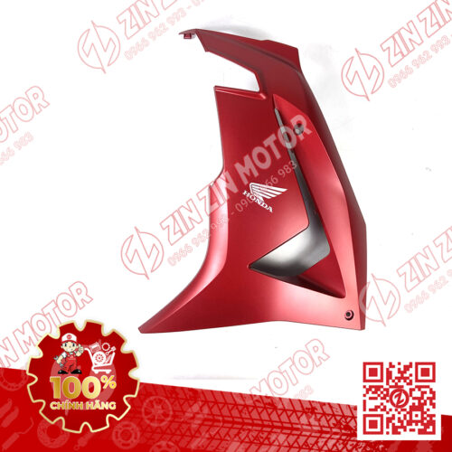 Alternative view of Cánh Bửng, Yếm Xe Winner X V3 2022+, Winner X V4 2024 Trái Đỏ Nhám Bạc Có Sẵn Tem Type2