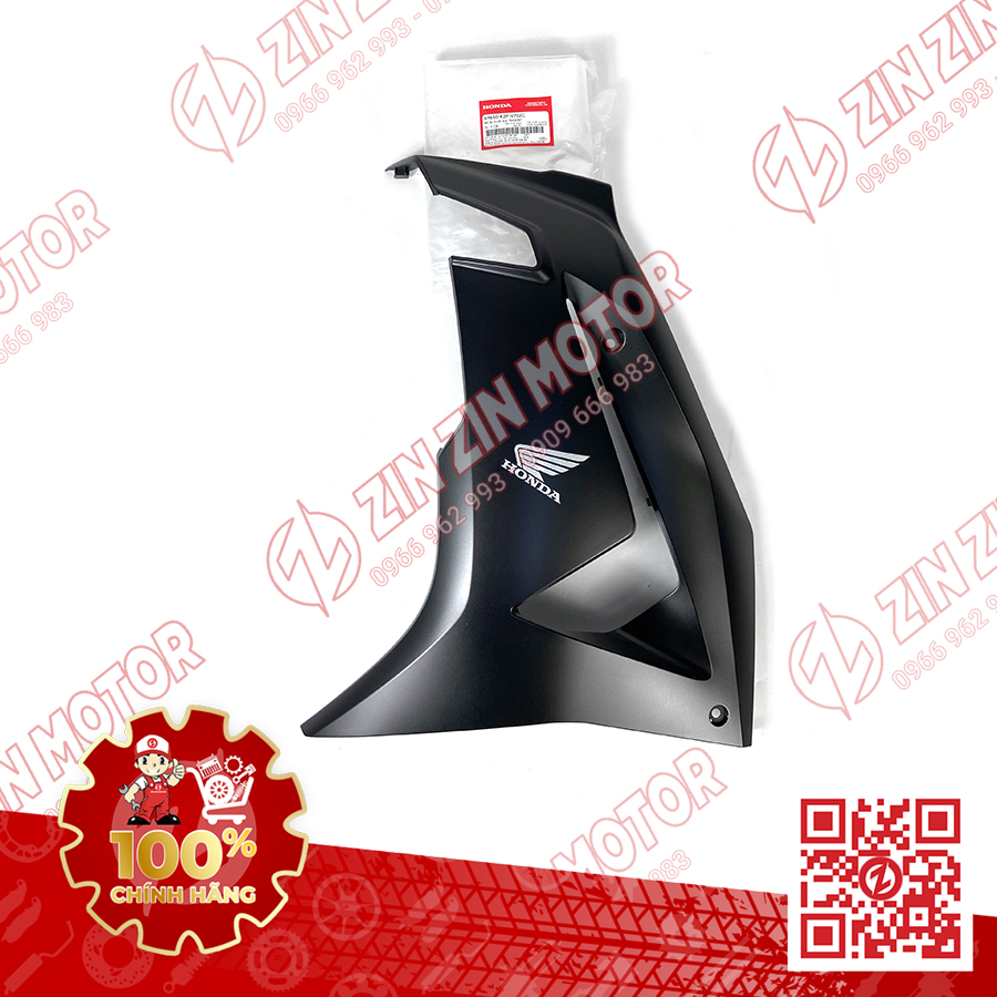 Cánh Bửng, Yếm Xe Winner X V3 2022+, Winner X V4 2024 Trái Đen Nhám Có Sẵn Tem Type1