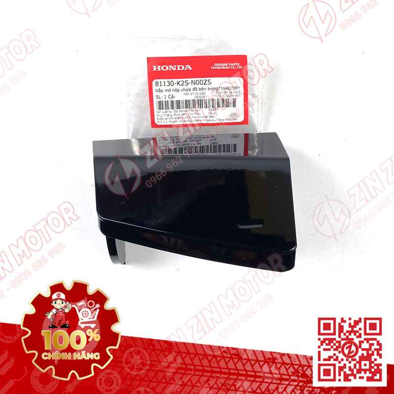Nắp Hộc Đựng Đồ, Cốp Trước Vario 160, Click 160 Đen Bóng NHB25M