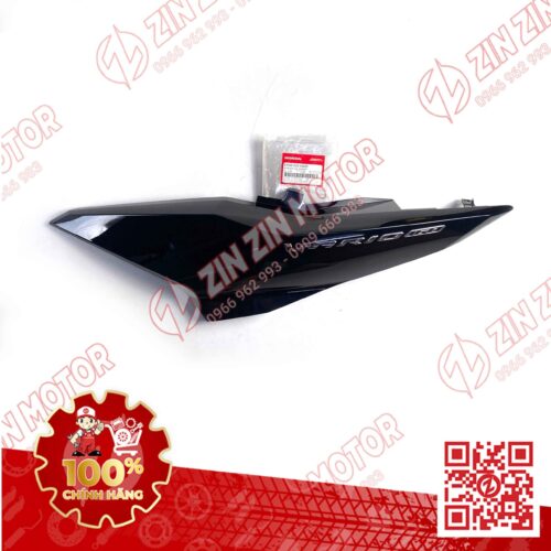 Ốp Sườn, Bụng Sau Vario 160, Click 160 Trái Đen Bóng Có Tem Type2
