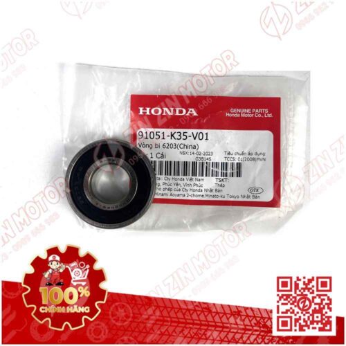 Bạc Đạn Cùi Dĩa Sonic 150R, CBR 250RR, SH 125/160i 2026 , AB 125/2026 2026 91051K35V01 CHÍNH HÃNG