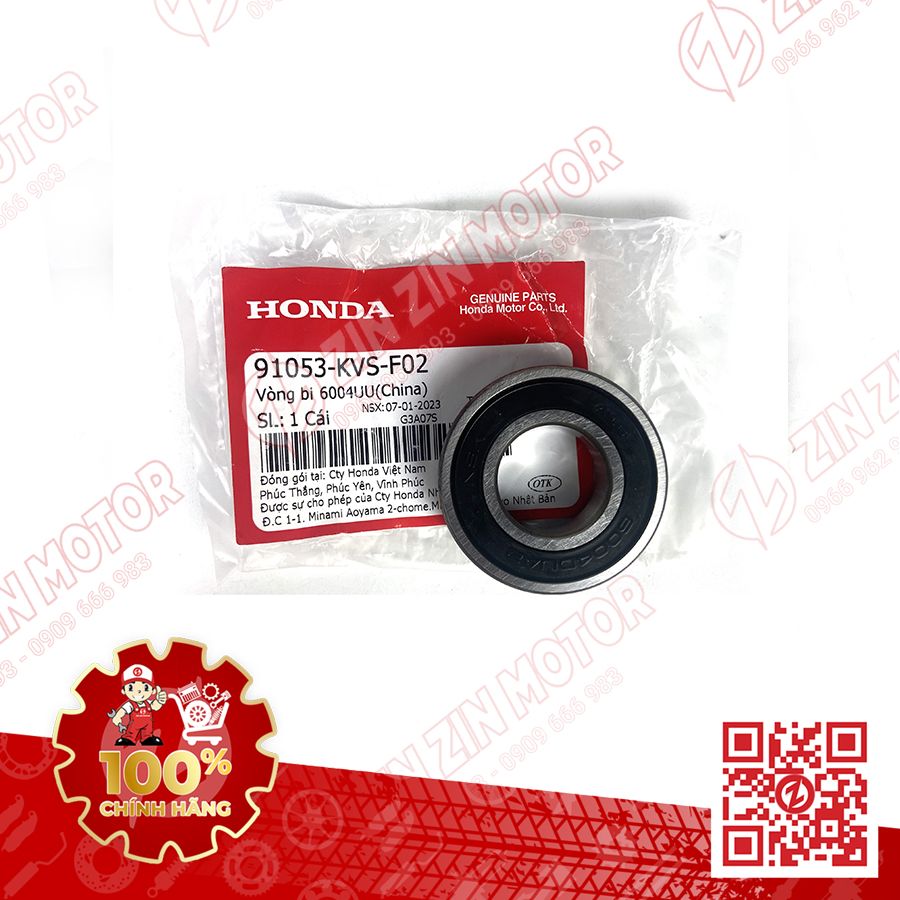 Vòng Bi 6004UU, Bạc Đạn Cùi Dĩa Winner V1, Winner X V2 V3, RS150 V1 V2 V3, Supra GTR, CBR 150R