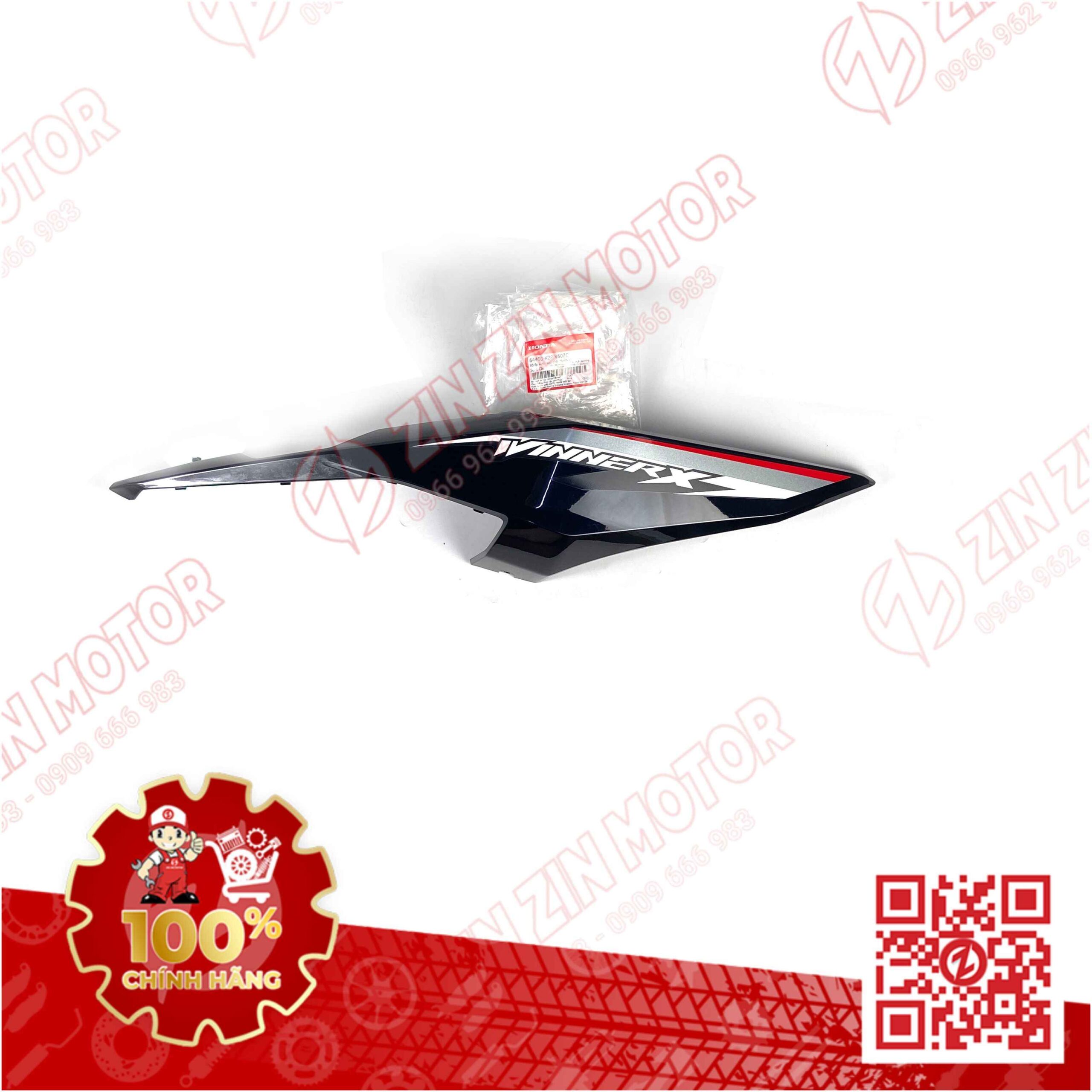 Ốp Hông Sườn, Bụng Sau Winner X V3 2022+ Phải Đen Có Sẵn Tem Type 2