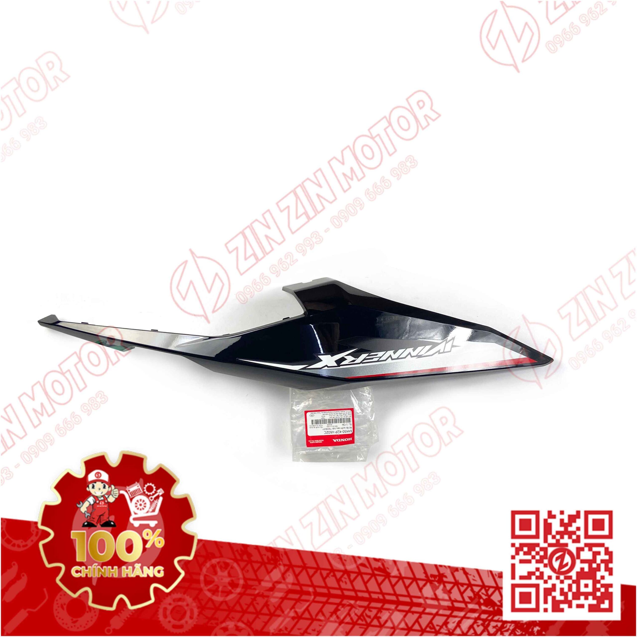 Ốp Hông Sườn, Bụng Sau Winner X V3 2022+ Trái Đen Có Sẵn Tem Type 2