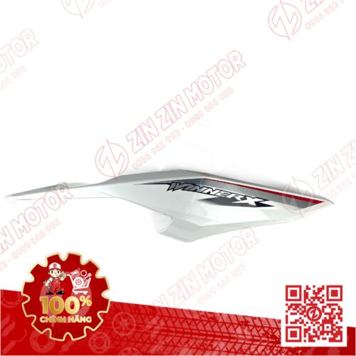 Alternative view of Ốp Hông Sườn, Bụng Sau Winner X V3 2022+ Phải Trắng Có Sẵn Tem Type3