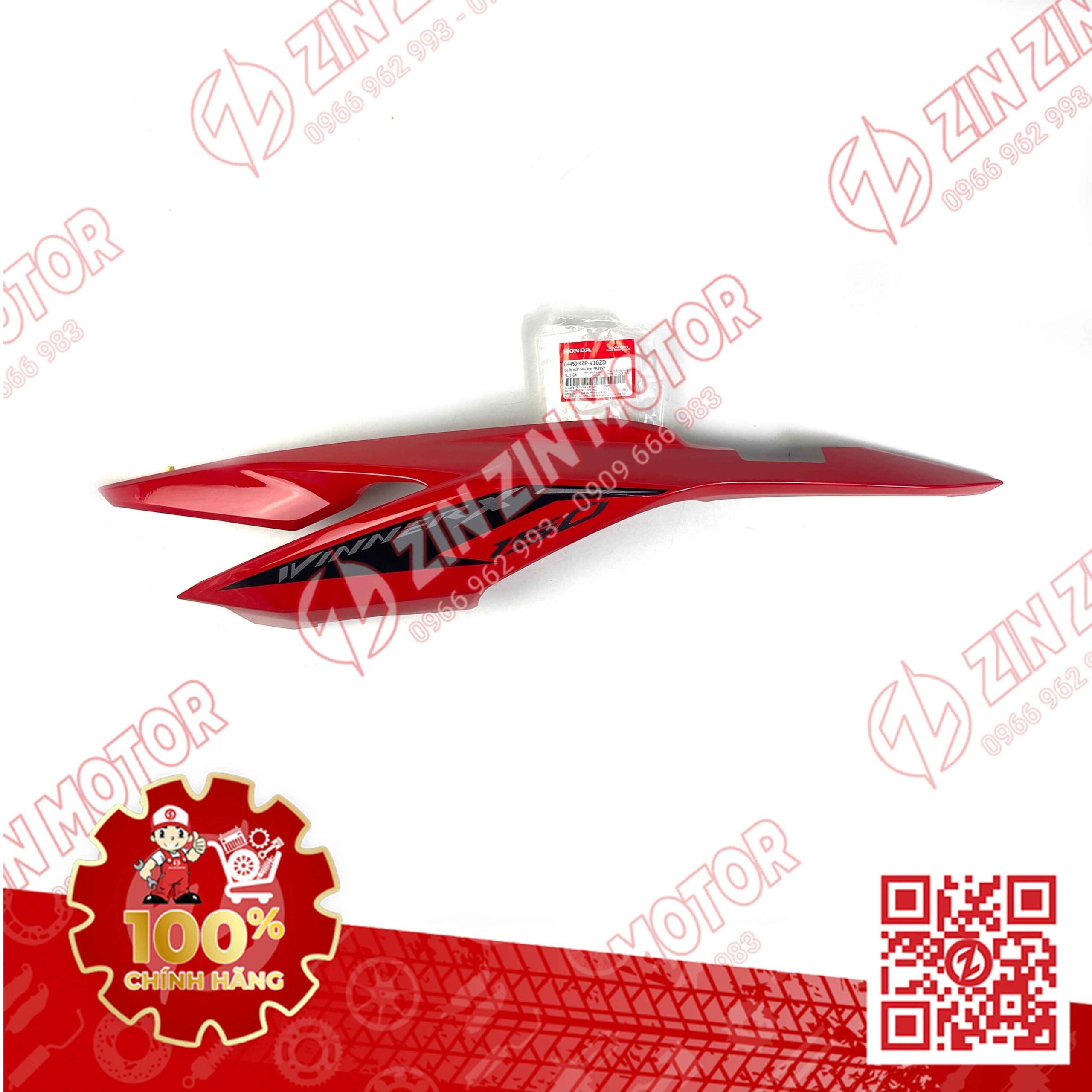 Ốp Hông Sườn, Bụng Sau Winner X V2 2019+ Trái Đỏ Có Sẵn Tem R389