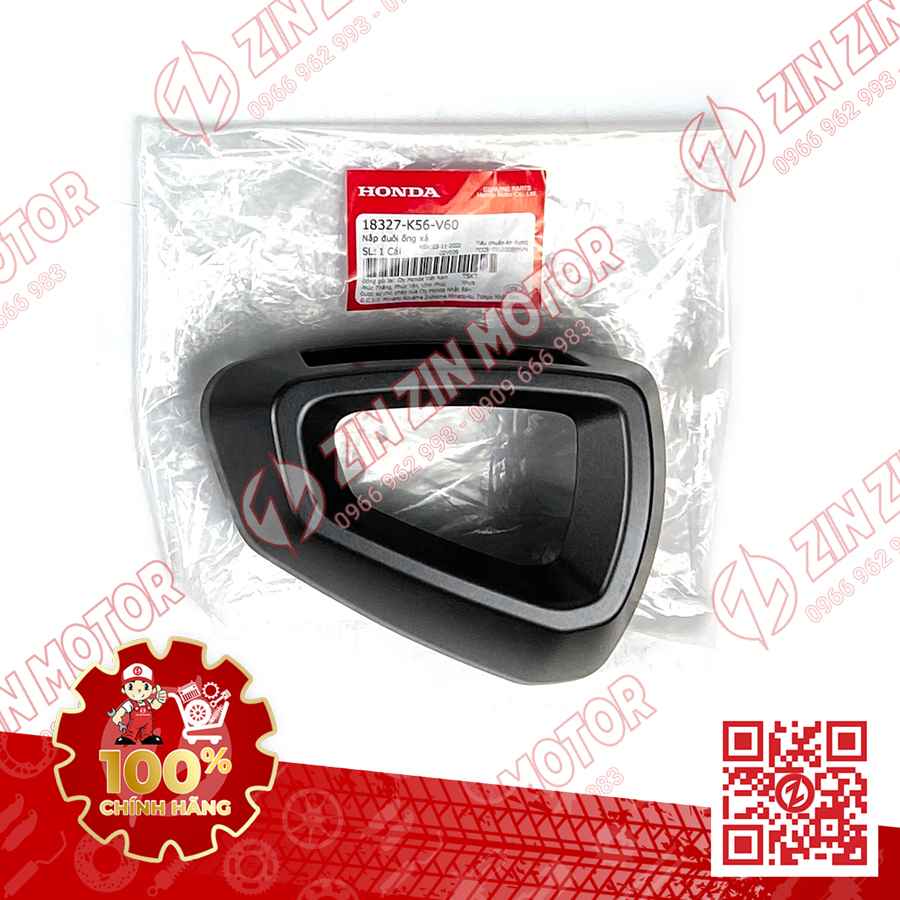 Chụp Đuôi Pô Winner X V2 2019+, Winner X V3 2022+, RS150 V3 Đen