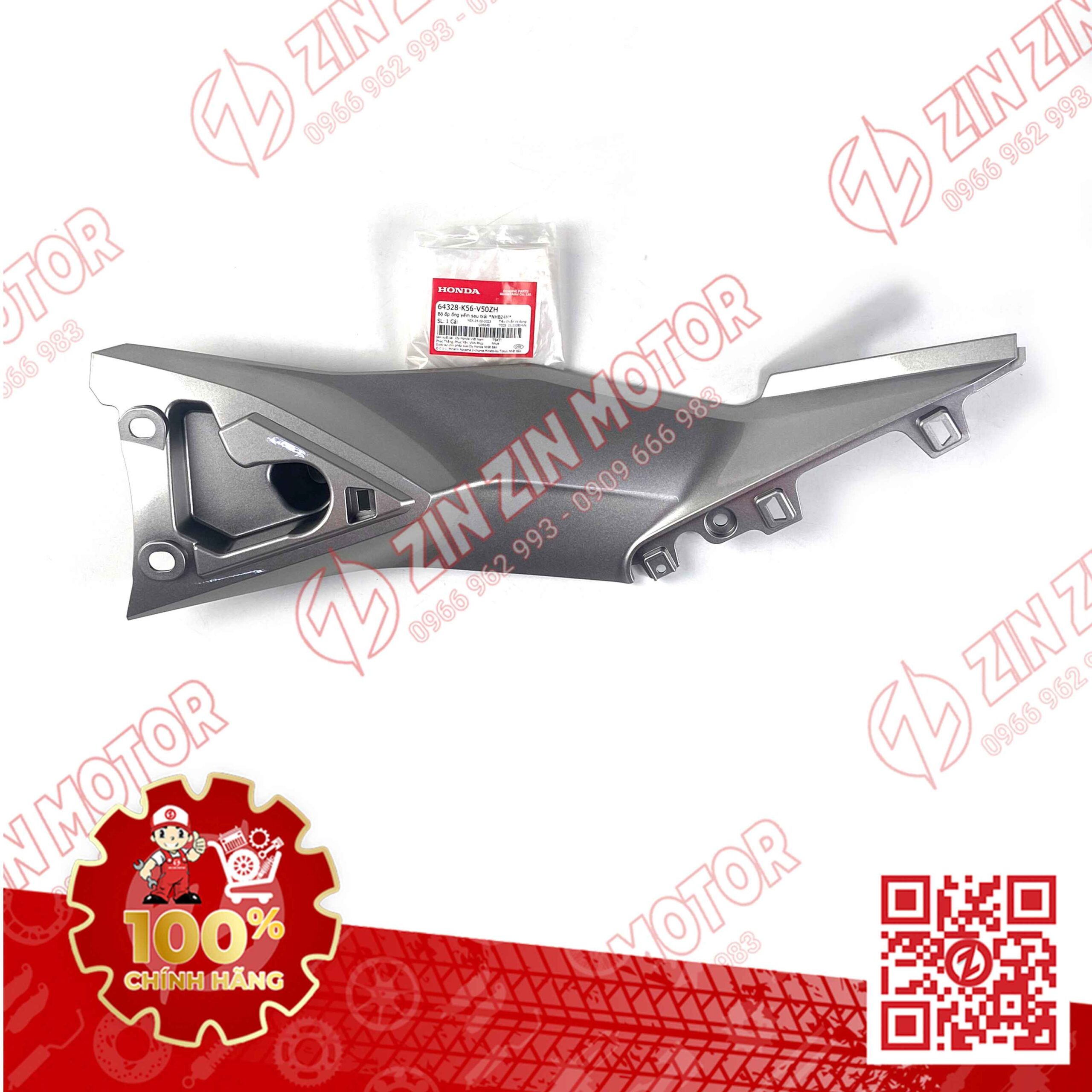 Ốp Ống Yếm, Lườn Giữa Winner X V2 2019+ Trái Bạc NHB24M