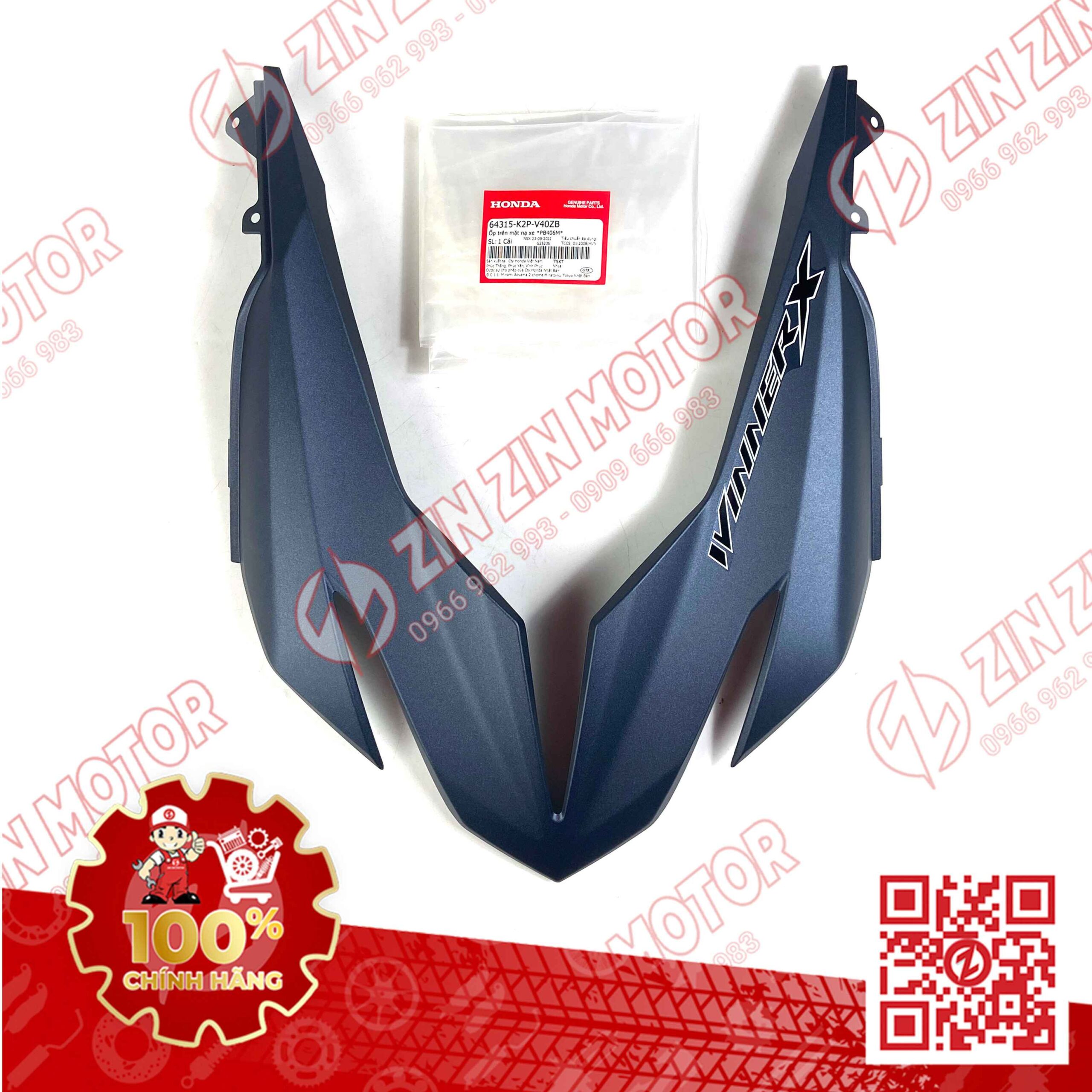 Ốp Mặt Nạ Trước Winner X V2 2019+ Xanh Nhám Có Sẵn Tem PB406M