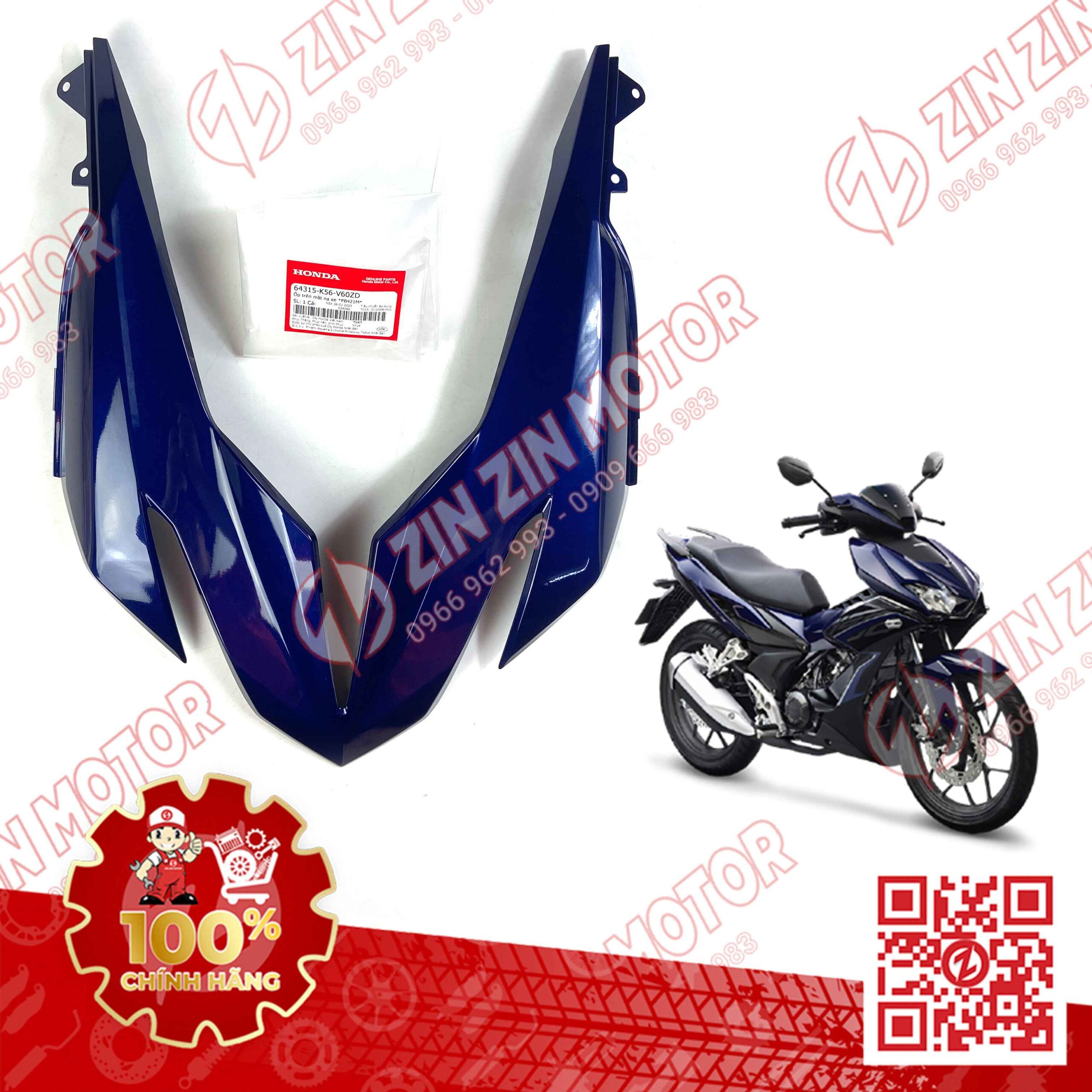 Ốp Mặt Nạ Trước Winner X V2 2019+ Xanh Đậm PB421M