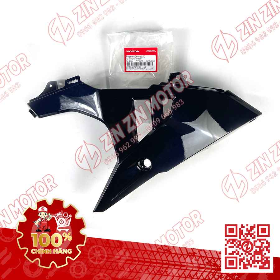 Ốp Bảo Vệ Chân Yếm Dưới, Mỏ Cày Winner X V3 2022+ Phải Đen NHB25M