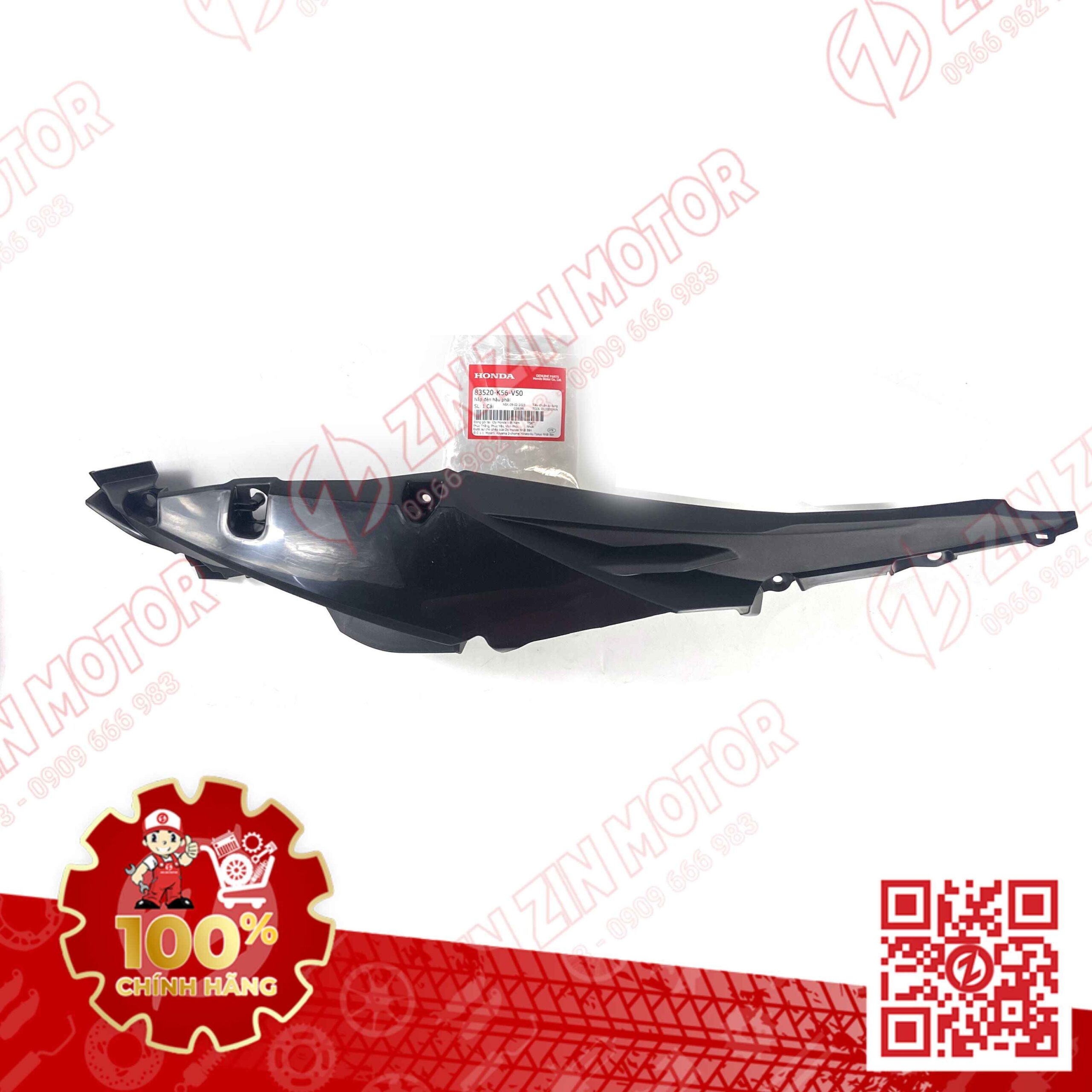 Nhựa Nhám Bụng Sau, Nắp Đèn Hậu Phải Winner X V2 2019+, RS150 V3